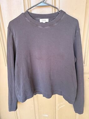 COS Women's clean cut long sleeve tshirt